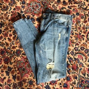 Pacsun shredded jeans size 34x34